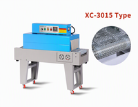 Machine d'emballage sous film rétractable à bande maillée XICANG XC-3015, tunnel de rétraction automatique à haute plateforme pour l'emballage alimentaire, chimique et textile
