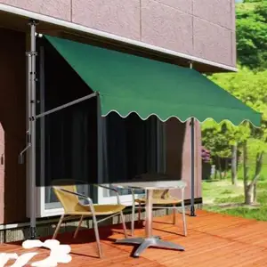 Açık tente kapak ayarlanabilir awning tente kapak UV korumalı 100% polyester açık tente herhangi bir pencere veya kapı don uyar