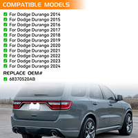 2 pièces - Feux arrière de voiture à LED pour plaque d'immatriculation, clignotants arrière promotionnels pour Dodge Durango 2014-2023