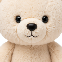 Peluche assise de 25 cm, ours, lapin, chat, chiot en coton PP, cadeau mignon et décoratif