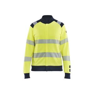 BLAKLADER - 347117623389S Sudadera Multinorm Hi-Vis para Mujer Zip Hi-vis Amarillo/Azul Marino-EAN 7330509891582 ROPA DE TRABAJO DE 2017 - Product Image 5