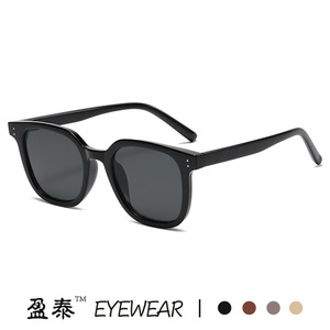 แว่นตาป้องกันแสงสีฟ้าทรงสี่เหลี่ยมกรอบเต็มยี่ห้อ Yingtai สำหรับทุกเพศ เลนส์ Plano เลนส์ PC สไตล์เรโทร - Product Image 5