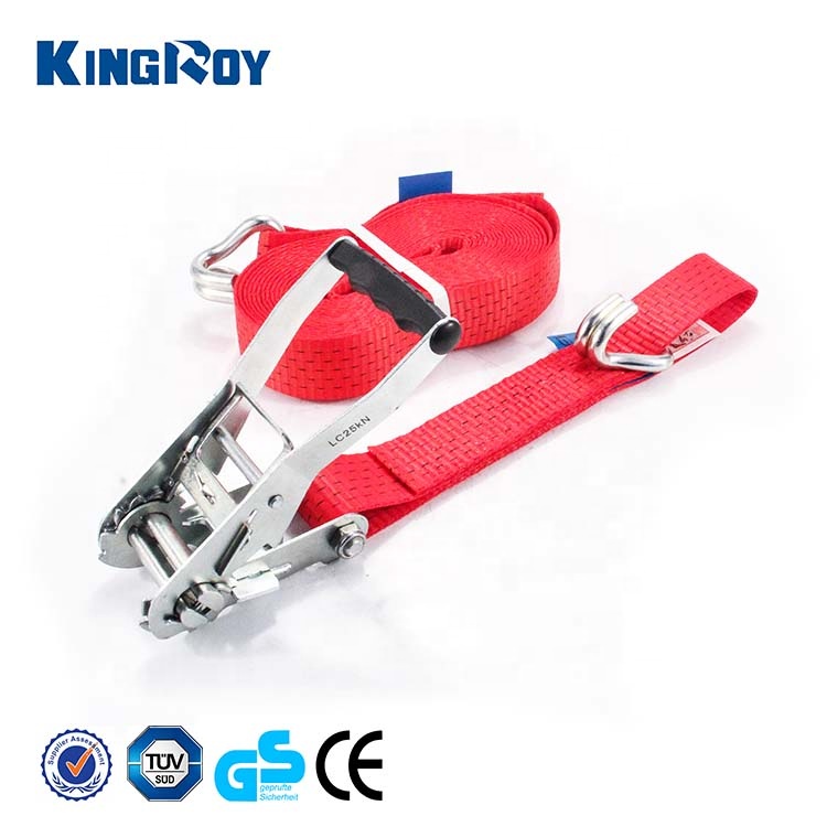 KingRoy GS сертифицированный ремень с храповым механизмом для крепления груза 5 тонн 10 м, Храповые ремни, ремень для груза