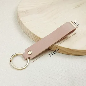 1 porte-clés en cuir personnalisé gratuit, gravure personnalisée en PU, porte-clés en cuir avec nom et date, porte-clés de mariage, cadeaux de mariage - Product Image 4