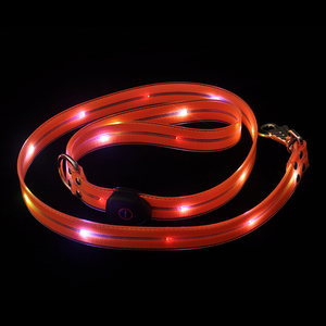 Correa LED Recargable para Perro, Collar Reflectante de Nailon para Mascotas, con Luces LED Iluminadoras, Material Simple de PVC, Novedad - Product Image 5