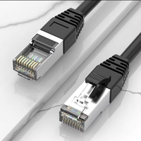Cable de Red Kneysum CAT6 Gigabit FTP de 1.5m con Blindaje Simple, RJ45, Alta Conductividad, 8 Conductores, Par Trenzado de Aluminio Sólido, para Uso en Interiores