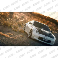 ICOOH Racing 370Z capot moteur avant en Fiber de carbone Style ventilé capot adapté pour Nissan 370z Z34 2009-2020