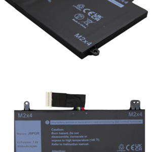 Penggantian Baterai Laptop J0PGR untuk Dell Latitude 12 5285 5290 2-in-1 T17G 0J0PGR JOPGR 1WND8 X16TW 0X16TW 0FTH6F 7.6V42Wh4Cell - Product Image 3