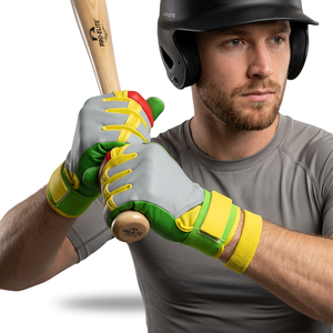 Guantes de Entrenamiento de Softbol Profesionales de Alta Calidad SAAR INDUSTRIES, de Cuero, Colores y Tallas Personalizables, Ambidiestros, con Cierre de Gancho y Bucle - Product Image 1