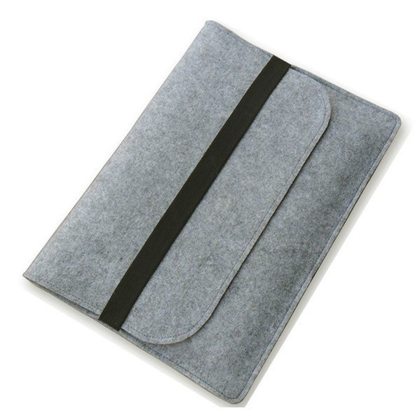Eco Friendly Felt Laptop Sleeve Lightweight Anti-scratch Wear Resistant Notebook Protective Cover Custom Logo Minimalist Case