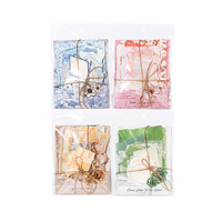 100 pièces/paquet Collage Packs papier bureau de poste série Vintage manuel décoratif Collage matériel