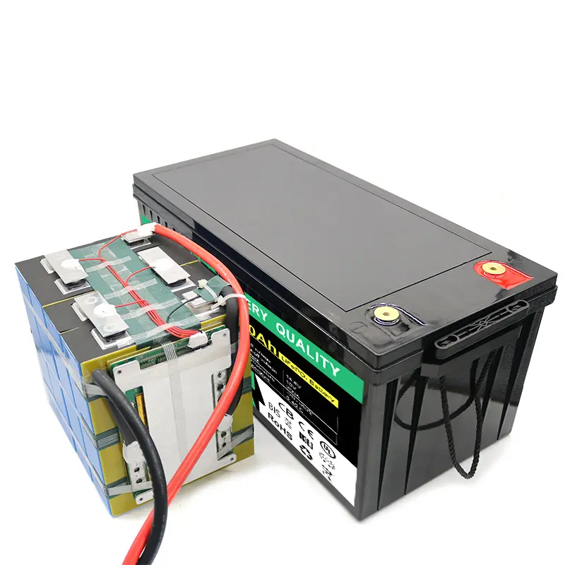 16 batteries lifepo4, étanche IP66, 12V, 12.8V, 200ah, pour camping-car, véhicules électriques, caravane, bateau