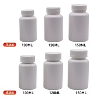 Bouteilles en plastique pour pilules de 10 ml à 300 ml, flacon pharmaceutique en HDPE, flacon pour capsules, flacon pour médicaments, flacon pour suppléments vitaminiques, conteneur