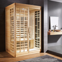 Sauna de Infrarrojos Lejanos Individual para Interiores con Panel de Calentamiento de Carbono, Precio de Fábrica, para Uso Doméstico