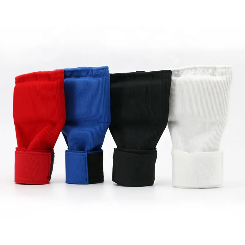 Gants intérieurs rembourrés en Gel pour les mains, épais, sangle élastique, Protection du poignet, enveloppe rapide sous les gants, Arts martiaux, Muay Thai