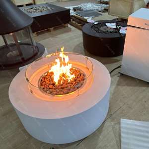 Mesa de centro personalizada de crucero, calentador de propano para exteriores, jardín, chimenea de <span class=keywords><strong>Gas</strong></span> Natural, pozo de fuego - Product Image 2
