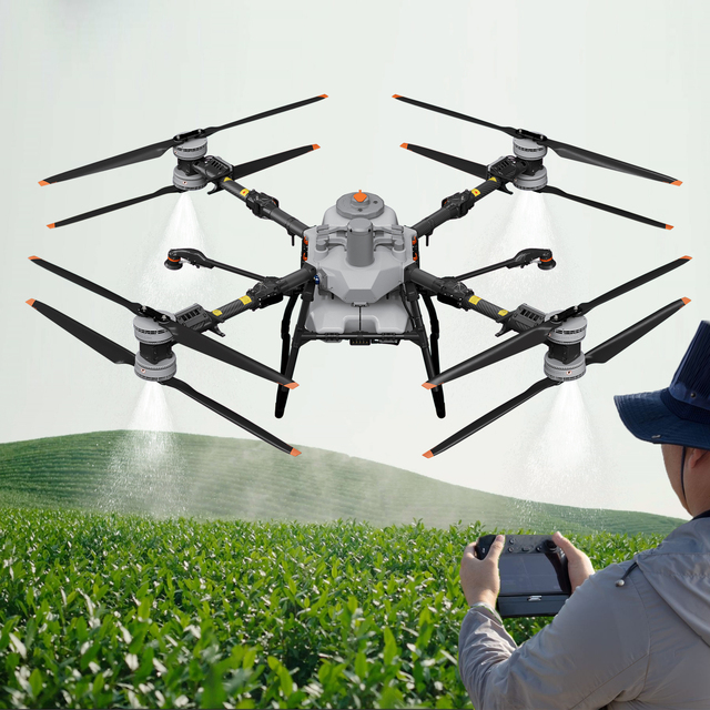 Hot Sale Agricultura Drone T100 Frame 4 Axis Sprayer Agriculture Helicopter Vs T50 T60 T70 Long Range Battery Powered Drone