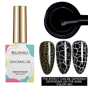 <span class=keywords><strong>Vernis</strong></span> à ongles en gel Bellinails, séchage à l'air, gel craquelé, <span class=keywords><strong>vernis</strong></span> pour manucure, semi-permanent, art des ongles, nécessite une base et un top coat - Product Image 2