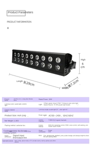 18 Tira de <span class=keywords><strong>luces</strong></span> estroboscópicas 2 en 1 con color de luz púrpura y efecto de luz para KTV Bar, sala privada interior Bengdi y escenario - Product Image 2