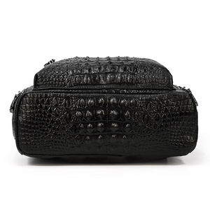 Mochila <span class=keywords><strong>de</strong></span> cuero <span class=keywords><strong>de</strong></span> <span class=keywords><strong>cocodrilo</strong></span> <span class=keywords><strong>de</strong></span> tendencia Vintage moda hombres y mujeres viaje senderismo mochila bolsa <span class=keywords><strong>de</strong></span> ordenador portátil - Product Image 5