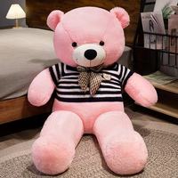 Peluche Ours Géant avec Nœud Papillon, Jouet en Peluche Personnalisé Anime, Jouets en Peluche pour Animaux de Compagnie, Fabricant de Peluches Économiques avec Service OEM/ODM Flexible