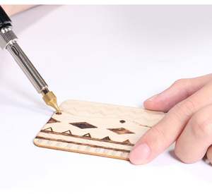 YIHUA 947-III Kit de stylo à bois 60W ensemble de pochoirs à souder outils de <span class=keywords><strong>pyrogravure</strong></span> artisanat outils de combustion du bois - Product Image 3