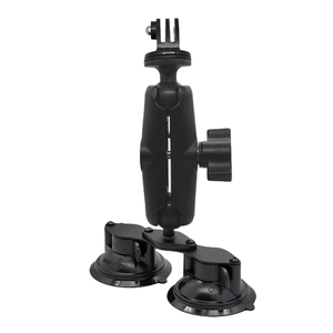 Chuyên nghiệp Heavy-Duty 90 mét kim loại cánh tay máy ảnh <span class=keywords><strong>Car</strong></span> Mount đơn hoặc đôi hút cup cài đặt cơ sở cho GoPro máy ảnh - Product Image 2