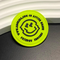 Patch en PVC 3D gaufré en forme de cœur, écologique, de haute qualité, avec crochet, pour sacs à dos, gilets tactiques et chapeaux
