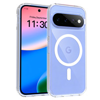 Coque de téléphone transparente exclusive pour Google Pixel 11 Pro XL, magnétique, en TPU et PC, résistante au jaunissement, coque de protection pour téléphone