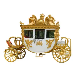 Royal Carriage für Hochzeit Electric Cart Pferde kutsche Custom Wedding Company aus China Factory