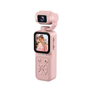 Caméra de poche portable 4K haute définition avec objectif rotatif à 180 degrés et stabilisateur pour les voyages en extérieur et le mode selfie - Product Image 1