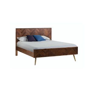 Colección BERGEN, Muebles de Dormitorio de Diseño Moderno y Ecológico, Madera de Roble/Pino/Acacia, Hecho en Vietnam, Mejor Precio, Cama de Madera Sólida - Product Image 1