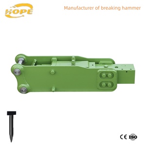 <span class=keywords><strong>Marteau</strong></span> polyvalent pour chargeuse-<span class=keywords><strong>pelleteuse</strong></span> HOPE SB40, concassage du sol et de la roche dans les projets de conservation de l'eau - Product Image 3