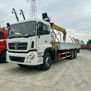 รถบรรทุกติดเครนตงเฟิง 6x4 12 ตัน พร้อมเครนบูมแบบยืดหดได้ 6 ล้อ ขับเคลื่อนซ้าย/ขวา - Product Image 4