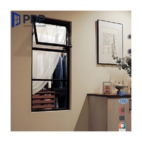 Ventanas de Persiana Vertical Minimalistas de Acero Inoxidable Resistentes a Huracanes PDP para Uso en Sótanos Exteriores