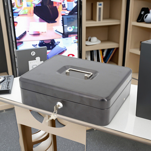 Nhà Sản Xuất Bán Buôn Tùy Chỉnh Khách Sạn Cửa Hàng Euro Mini Khóa Thép Nhỏ Kim Loại Tiền Gửi Tiền An Toàn Tiền Mặt Hộp Kết Hợp Khóa Tự Động - Product Image 3