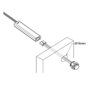 キャビネットLEDストリップ照明用の表面実装DC1224ボルトボディ赤外線PIRモーションセンサースイッチ - Product Image 4