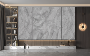 Pannello Murale Moderno Europeo <span class=keywords><strong>in</strong></span> PVC Effetto Marmo, Anti-Umidità e Impermeabile <span class=keywords><strong>in</strong></span> WPC Carbone di Bambù, Rivestimento <span class=keywords><strong>in</strong></span> <span class=keywords><strong>Legno</strong></span> con Design Geometrico <span class=keywords><strong>per</strong></span> <span class=keywords><strong>Camera</strong></span> <span class=keywords><strong>da</strong></span> <span class=keywords><strong>Letto</strong></span> - Product Image 5