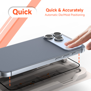 Chất Lượng Cao Bảo Vệ Màn Hình Dễ Dàng Công Cụ Cài Đặt Kit Đầy Đủ Bìa Tempered Glass Điện Thoại Bảo Vệ Màn Hình Ma Thuật Hộp Cho Iphone - Product Image 4