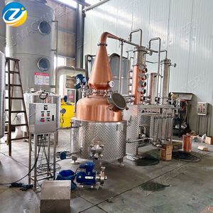 ZJ 500L Rum & Vodka & <span class=keywords><strong>Gin</strong></span> & Whisky Distillateur d'alcool de style <span class=keywords><strong>populaire</strong></span> américain Artisan Complex Copper Still - Product Image 5