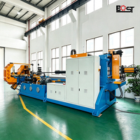 Mesin Pembengkok Pipa Otomatis NJBOST 120mm untuk Pipa Aluminium Alloy, Logam, Baja, dan Knalpot CNC Mandrel Tube Bending