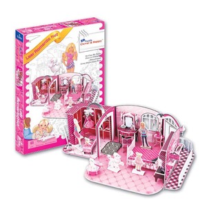 Puzzle 3D <span class=keywords><strong>en</strong></span> <span class=keywords><strong>carton</strong></span> pour filles, jouet, Mini château, modèle de 10 pièces - Product Image 4
