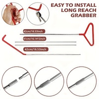 Kit d'outils pour portières de voiture avec pompe à air gonflable, outils de fixation pour ouverture de fenêtres et portières de voiture, kits à longue portée et sac de transport