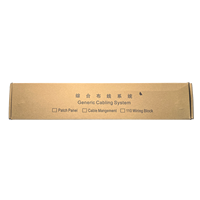 Rak Server Distribusi Ethernet Gcabling Network 48 Port RJ45 UTP CAT 6 Cat6 Cat5e dengan Panel Patch