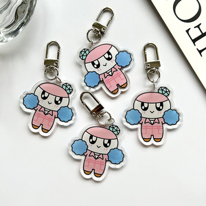Spot St Carat Island <b>Anime</b> Cartoon Plastic UV Printed Double-Sided Acrylic Key Chain Bag Accessories Pendant Star - Product Image 3