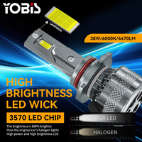 YOBIS, best-seller, prix d'usine OEM/ODM, phare personnalisé pour voiture, 120W, système de refroidissement élevé, longue durée de vie, éclairage LED pour voiture