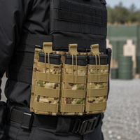 Pochette de rangement triple utilitaire pour équipement d'entraînement extérieur, accessoire Molle