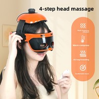 Integriertes Kopf-und Augen massage werkzeug Elektrischer Wärme luftdruck Vibrationshelm-Kopfhaut massage gerät