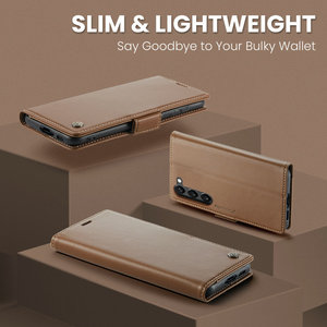Funda personalizada CaseMe para Samsung S23 Plus Ultra Kickstand Funda de cuero con tapa magnética para Samsung S23 ultra S22 <span class=keywords><strong>FE</strong></span> Ultra - Product Image 4