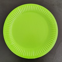 Assiettes et bols en papier élégants vert bleu blanc argent noir marron rose pour restaurants nouveauté